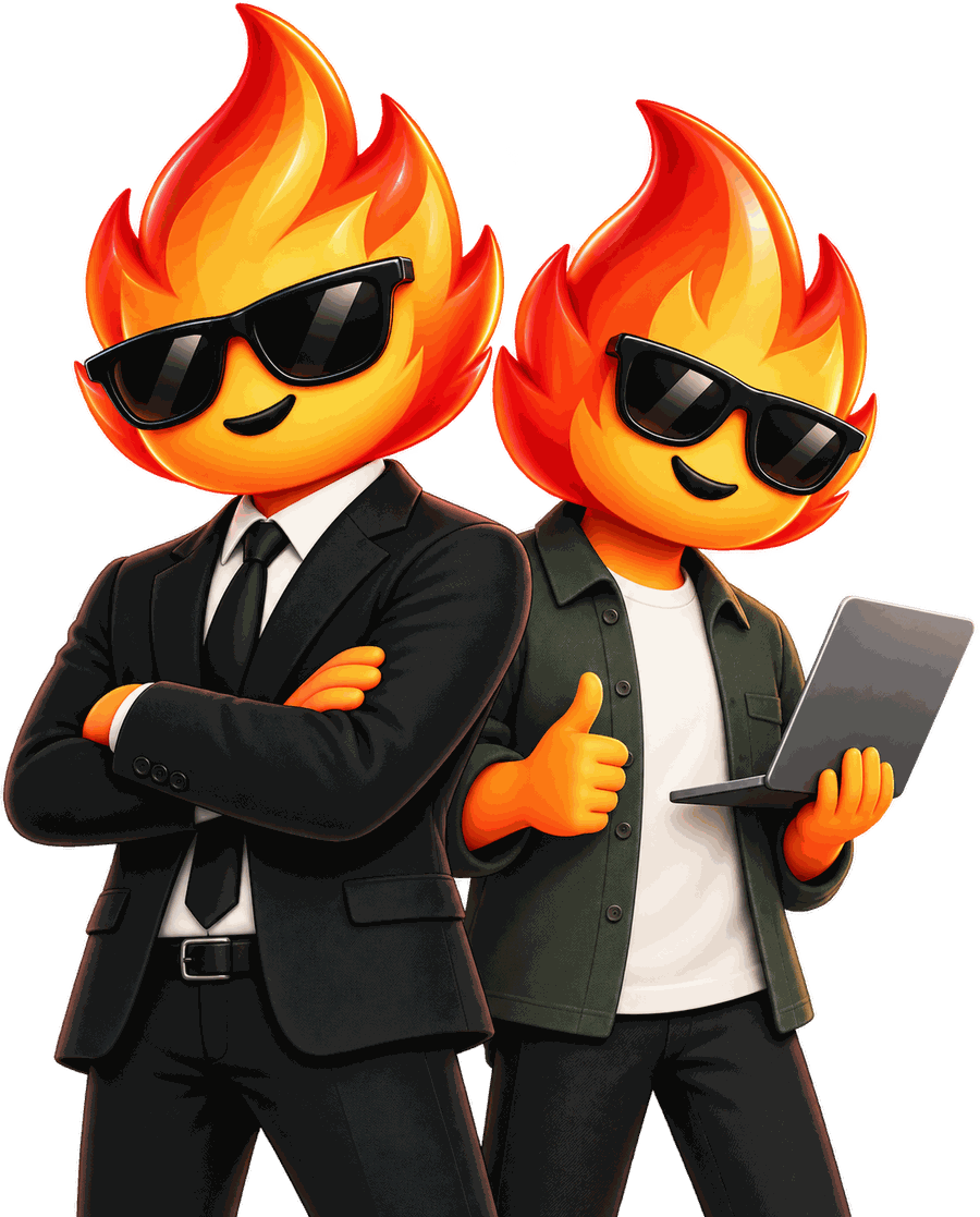 Le duo Faya, mascottes de Webfaya