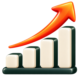 Un graphique de croissance 3D